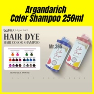 Argandarich Colorful Fixed Color Shampoo Bleaching Color Color Pigment Grey/Blue/Cyan/Purple/Red