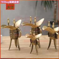 765 Antique Goblet Jue Glass Copper Wine Emperor Bronze Ancient Drinking Chinese Retro Jintaru