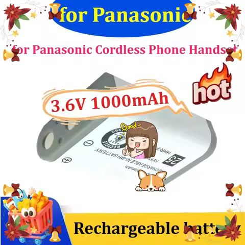 HHR-P103 HHRP513A Type25 for Panasonic Cordless Phone Handset 3.6V 1000mAh Ni-MH Rechargeable Batter