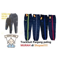 UNISEX ADULT / KIDS LONG TRACKSUIT REGULAR FIT (SELUAR PANJANG TRACKSUIT UNISEX DEWASA / BUDAK) SELU