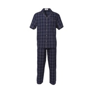 JOHN HENRY UNDERWEAR Sleepwear  ชุดนอนแขนสั้นผู้ชาย รุ่น JU JU6054SL สีกรมท่า