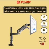 North Bayou H100 Desk Mount Computer Monitor Stand (17 - 30inch)