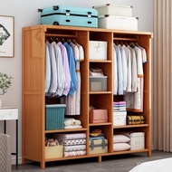 🔥Simple Wardrobe Household Bedroom Cloth Wardrobe Thickened Durable Rental House Rental Storage Cabinet Coat Rack