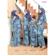 **BLUE**Koleksi BAJU RAYA COTTON SEDONDON 2023 BY ANGGUN COTTON COLLECTION(Kurung Mini Moden, Mini R