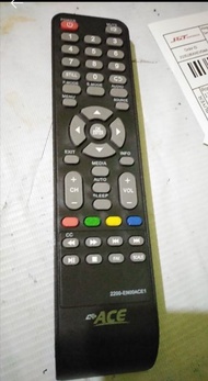 REMOTE CONTROL FOR ACE STANDARD TV 32" 24" model from 2017 onwards. battery not included.. PLEASE PLEASE BE REMINDED THAT THIS REMOTE CONTROL IS NOT UNIVERSAL REMOTE FOR ACE BASIC TV PO WAG PO BASTA OMORDER MAGSEND PO NG PICTURE NG INYONG PREVIOUS REMOTE