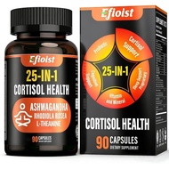 Cortisol Supplement for Women & Men, 25-in-1 Cortisol, Cortisol Reducer with Rhodiola Rosea, for Moo