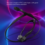PCI-E 6 Pin to 2 Ports 6+2 Pin Power Supply Cable 6Pin to 8Pin for V Series V850 V700 V1000 Modular