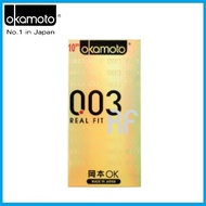 Japan No1 Okamoto Real Fit 003 Condoms Pack of 10s Easy Unrolling Discreet Packaging