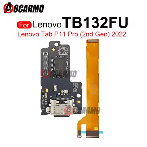For Lenovo Tab P11 Pro (2nd Gen) 2022 11.2'' TB132FU LCD Screen Conncetion Flex Cable And Charging P