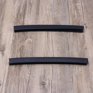 2Pcs 30cm Skateboard Deck Guards Rubber Protector Longboard Anti-Scratch Easy Install Cover Black