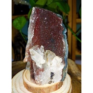 (Reserved for mera) red amethyst druzy with calcite / Amethyst geode / amethyst cave 紫晶镇 / 彩晶镇 / 紫晶洞 / amethyst cluster