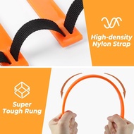 GHB Pro Agility Ladder Soccer Kick Trainer Set 20 Feet 12 Rungs 10 Cones 4 Stakes Speed Agility Foot