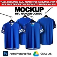 NFL 3D Collar Jersey Mockup for Photoshop (PSD Files)