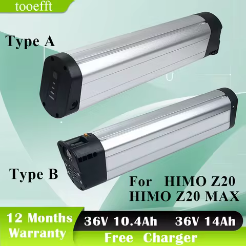 For HIMO Z20 EBike Battery 36V 10Ah 12.8Ah 14Ah for HIMO Z20 Max Electric Bicycle Battery Replace Up
