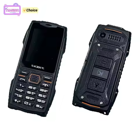 TEXET TM-519R Keyboard 2G CellPhone Dual SIM Card Bluetooth Strong Torch Light Ebook Game FM Camera 