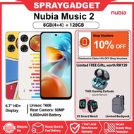 Nubia Music 2 -8GB*(4+4)RAM + 128GB ROM l NFC l 120Hz Display l Triple Ultra-Large Speakers