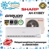 AC SHARP 1PK SHARP AH - X10BEY GARUDA SERIES INVERTER HARGA UNIT ONLY 