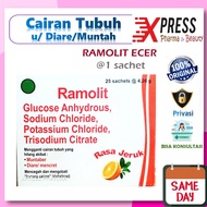 Xpress Ramolit Retail Body Liquid Electrolyte Diarrhea Rama Rhamolit Ramolite Oralite Ramolid sachet
