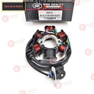 STATOR COIL COMP/ FIELD COIL ASSY - DEMAK - EVO Z/ EVO ZR/ DV 110/ MV 110/ MATRIX SPORT  (1 YELLOW &