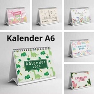 A6 Landscape Desk Calendar Unique and Cute Cover Calendar A6 Size (10 x 15 cm)