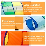 Baby Crawl Tunnel 6FT Foldable Crawl Through Tunnel Play Tent Colorful Crawl Tunnel Playhouse with C