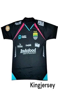 jersey kaos baju bola persib bandung away hitam liga 1 full patch