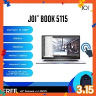 JOI Book Laptop 5115 Touch (Intel Core i5-1135G7 4.20Ghz,512GB SSD,8GB,15.6"FHD Touch,W10)