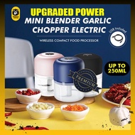 Pengisar Mini Elektrik【PREMIUM】Mini Blender Garlic Chopper Blender Electric Food Chopper Portable Bl