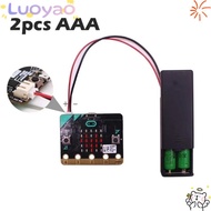 LUOYAO1 2 AAA Battery Holder, 2 AAA Battery With ON/ Switch Battery , Practical PH2.0 Connector 3V 2