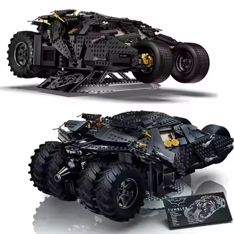 IN STOCK 2049pcs Chariot Dark Knight Batmobile Compatible 76240 Model Building Blocks Bricks Set Toy