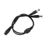 Generic Power Splitter Cable Splitter Cable Splitter 5.5 x 2.1mm for CCTV Camera 1 Female to 2 Male 