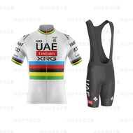 2025 New Style Cycling Jersey, Tour de France Competition Jersey, UAE, Pogacar, Red Shirt Skinny Per
