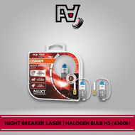 OSRAM Night Breaker Laser | Halogen Bulb | H1 H3 H4 H7 H8 H11 HB3 HB4 | 1SET(2PC) | 100% Original |
