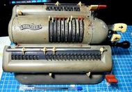 古董 早期 德製  Walther WSR 160 小型 機械式 計算機 ～～不能用當擺飾 含紙箱與說明書