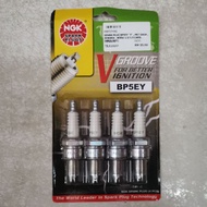 NGK PLUG BP5EY V Groove 4PCS 1SET
