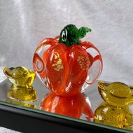 水晶玻璃 南瓜 元寶 金玉滿堂(組)