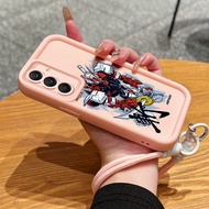 Case For Samsung A25 5G A15 4G A15 5G Robot Phone Silicone Strap