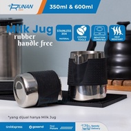 Milk Jug Handless Barista Jug Rubber Handle Free Milk Jug Latte Art