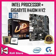GIGABYTE H410M H V2 H410 LGA1200 MOTHERBOARD + Intel 10TH GEN PENTIUM / CORE I3 10100 / 10105 / I5 1