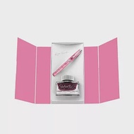Pelikan 水晶玫瑰 M205 鋼筆墨水禮盒/ F尖 粉紅色