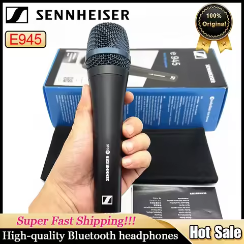 Sennheiser E945 2PCS Professional Wired Dynamic Heart-shaped Vocal Microphone Handheld Microphone Or