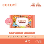 Coconi GentleCare Baby Wipes EDI Non-Alcoholic Baby Wet Wipes 64 Sheets