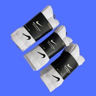 Ready Stock  Nike Unisex Crew Length Panjang Socks Tebal Plain Dri Fit Stokin putih Plain MY Malaysi