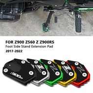 For Z650 900 Z900 RS SE Z650 Z900RS 2017-2022 Motorcycle Side Stand Extension Bracket Enlarged Plate