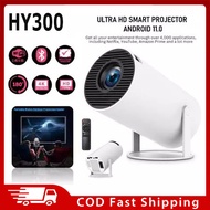 Proyektor Viuio HY300 8000Lumens LED Portabel Android 11.0 Full HD 1080P WIFI 2.4G & 5G BT5.0