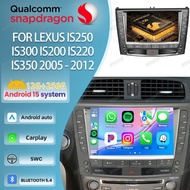 Android 15 Car Radio For Lexus IS250 IS300 IS200 IS220 IS350 2005 - 2012 Jetta Mk5 Lanos T5 Nv200 Op