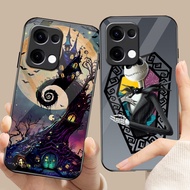 The Nightmare Before Christmas Jack Skellington 03 Glass Phone Case For Oppo A54 A74 4G A79 5G A94 A