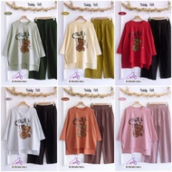 TEDDY SET ANTY T-SHIRT SUIT/ LATEST WOMEN'S SUIT/ WOMEN'S SUIT/ MUSLIM WOMEN'S SUIT/ WOMEN'S T-SHIRT