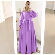 Gamis Wanita Dewasa / Gamis Kekinian Aespa Maxi Jumbo / Gamis Polos Terbaru 2023 / Gamis Jumbo XXXL