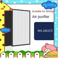 39A- Filter Replacement Parts Fit for Whirlpool WA-2801FZ Air Purifier Humidifier HEPA Filter and Activated Carbon Filter Set